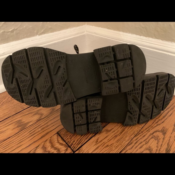 Nine West Black Combat Boots - Picture 2 of 6